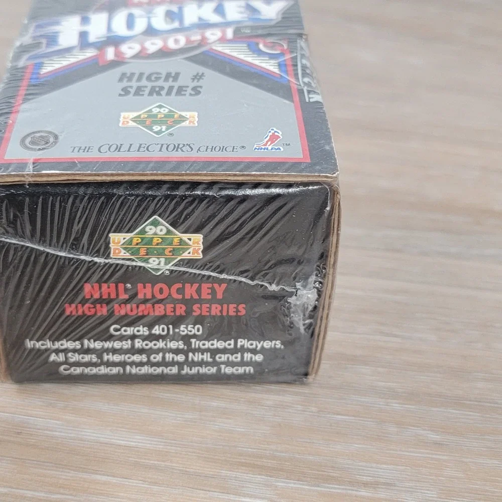 1990-91 Upper Deck NHL Hockey High Number Series Factory Sealed Set 401-550